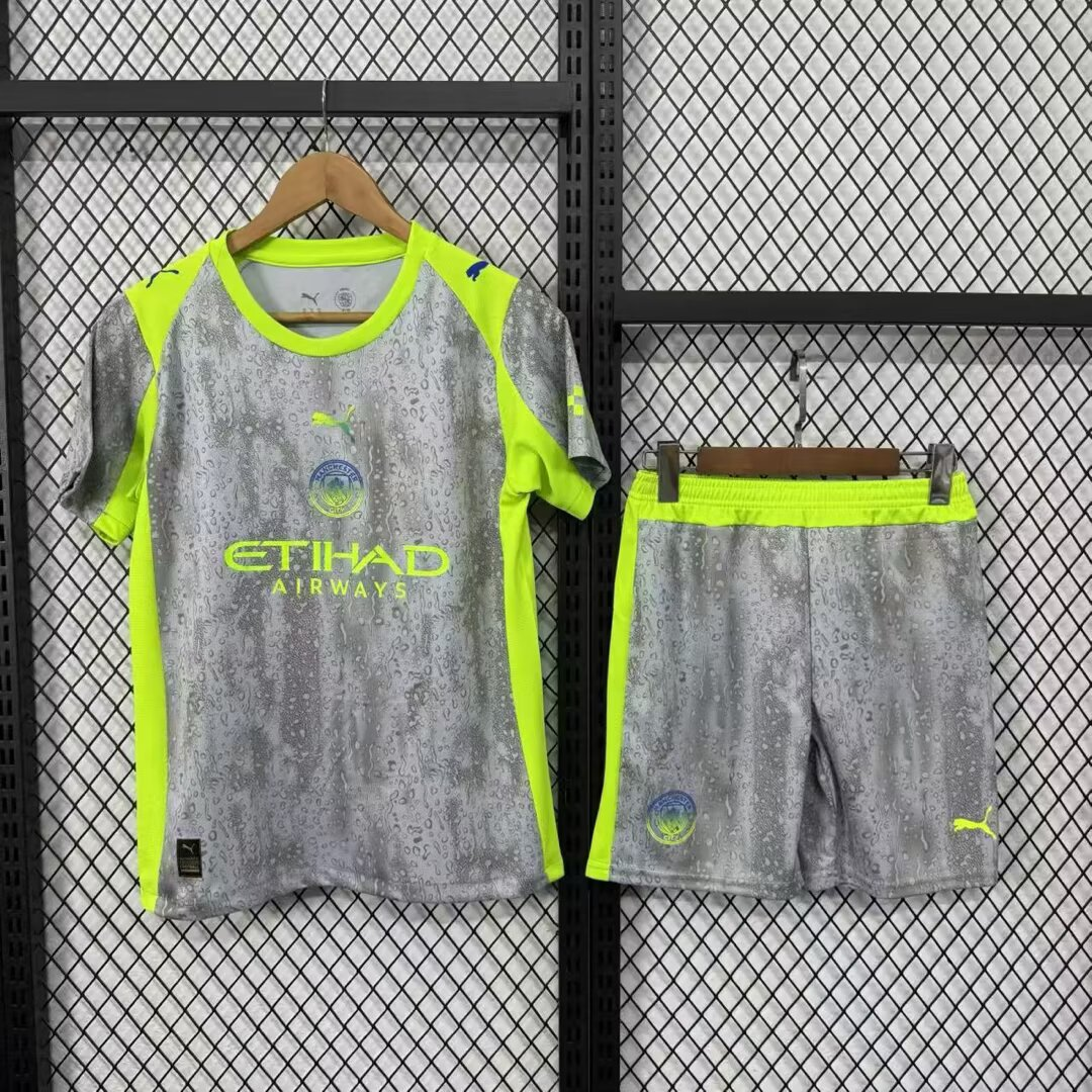 25-26 Kids Manchester City Third Jersey