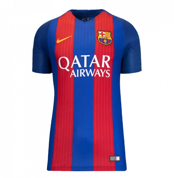 16-17 Barcelona SUAREZ #9 Home Retro Jersey
