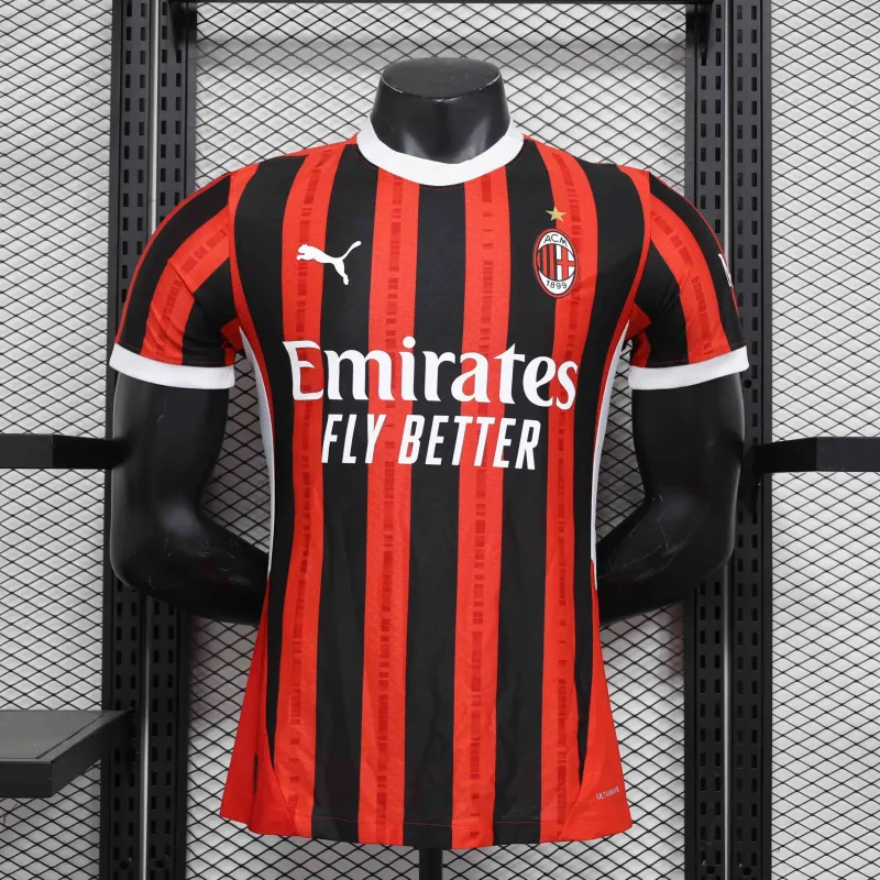 24-25 AC Milan Home Soccer Jersey Player Version