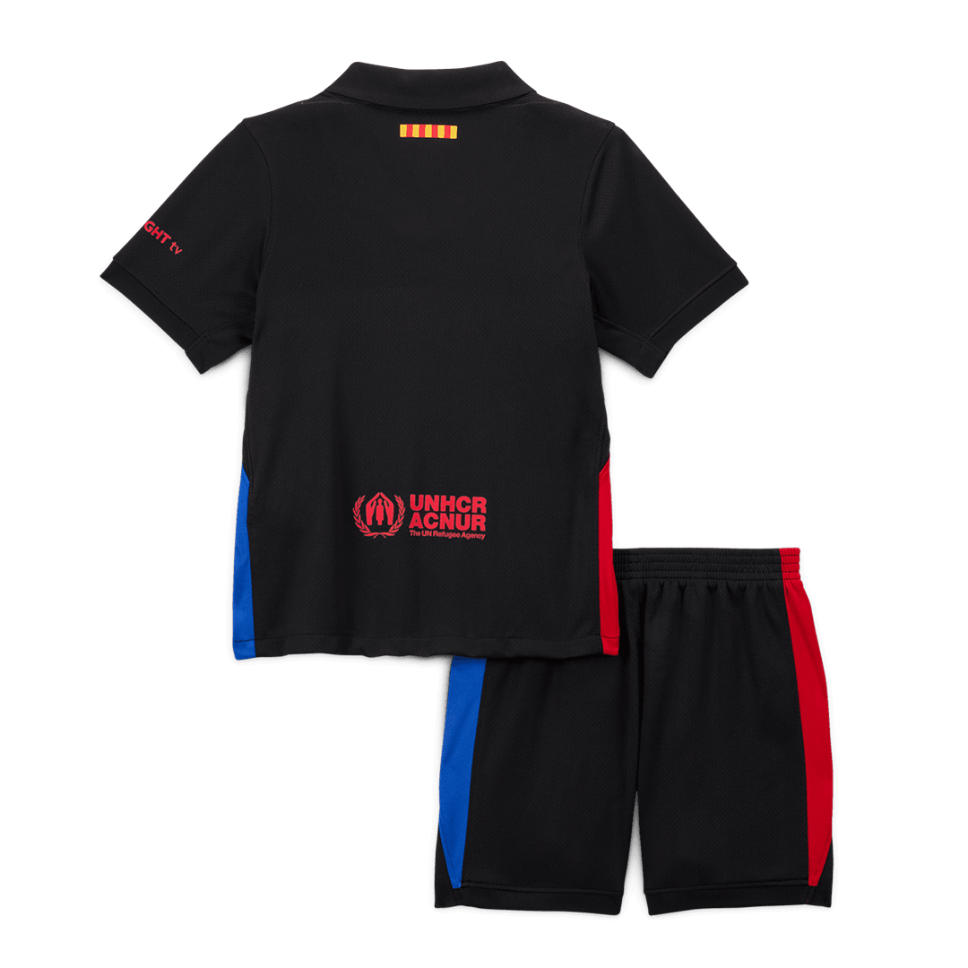 24-25 Barcelona Away Soccer Kids Jersey+Shorts