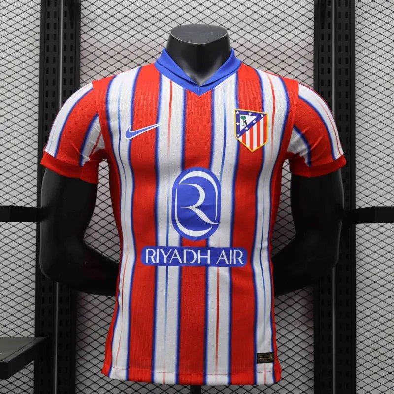 J.ALVAREZ #19 Nike 24-25 Atletico Madrid Home Soccer Jersey Player Edition