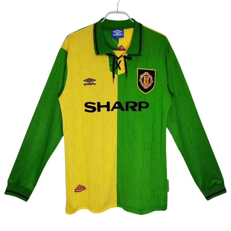 Manchester United Retro Long Sleeve Jersey Away Shirt 1992-94