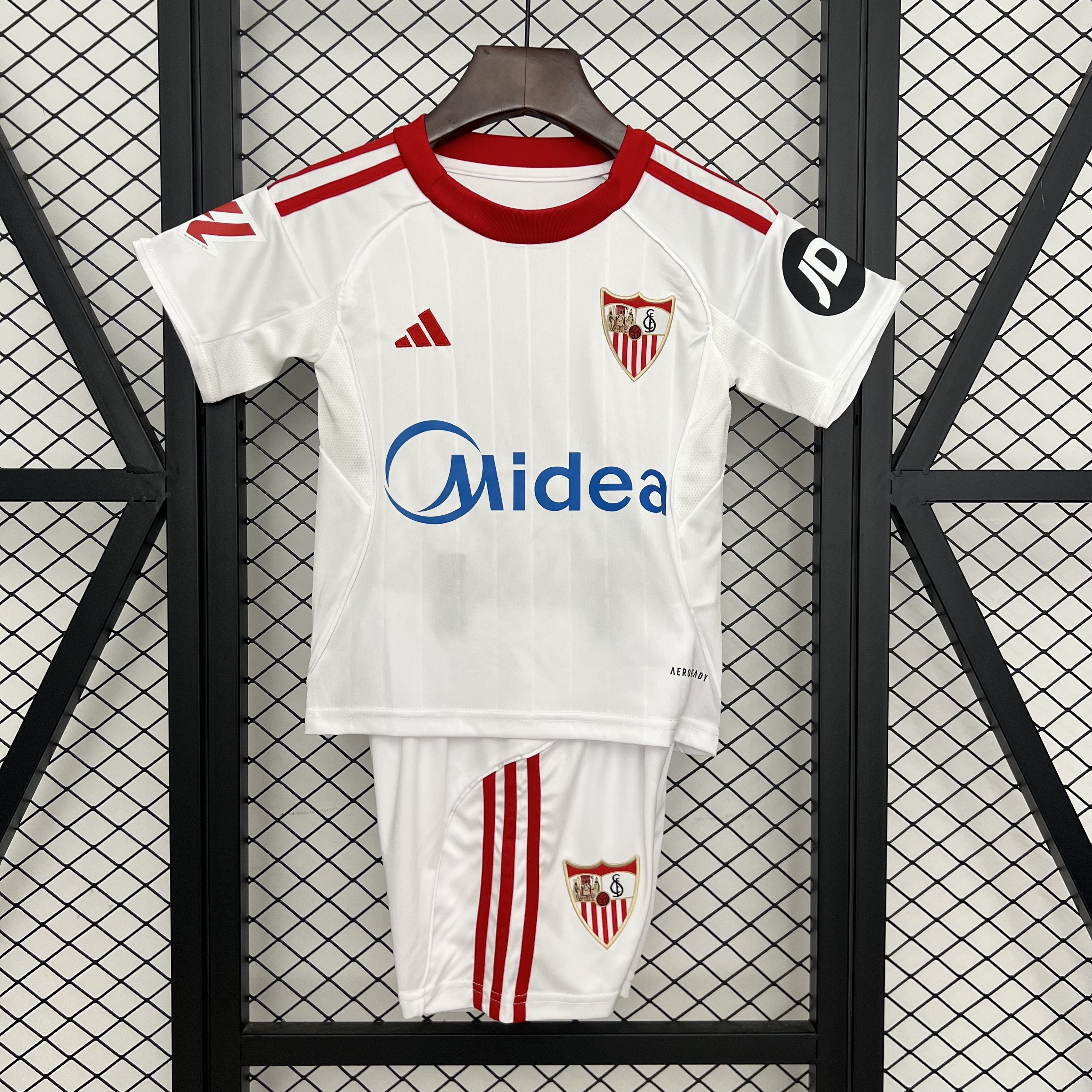 25-26 Kids Sevilla FC Home Jersey