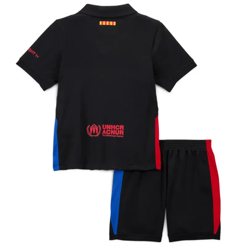 Kids Barcelona Away x Coldplay Kits(Jersey+Shorts) 2024-25