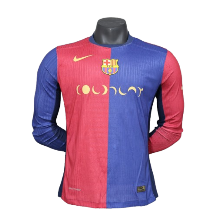 Barcelona x COLDPLAY Long sleeve Home Jersey Player Version 24-25 Shirt
