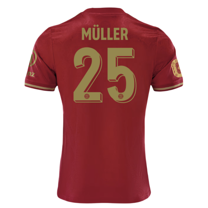 MÜLLER #25 Bayern Munich Soccer Jersey Shirt 2024/25 125th Anniversary