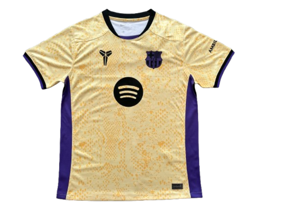 Barcelona 25-26 Away Yellow Soccer Jersey