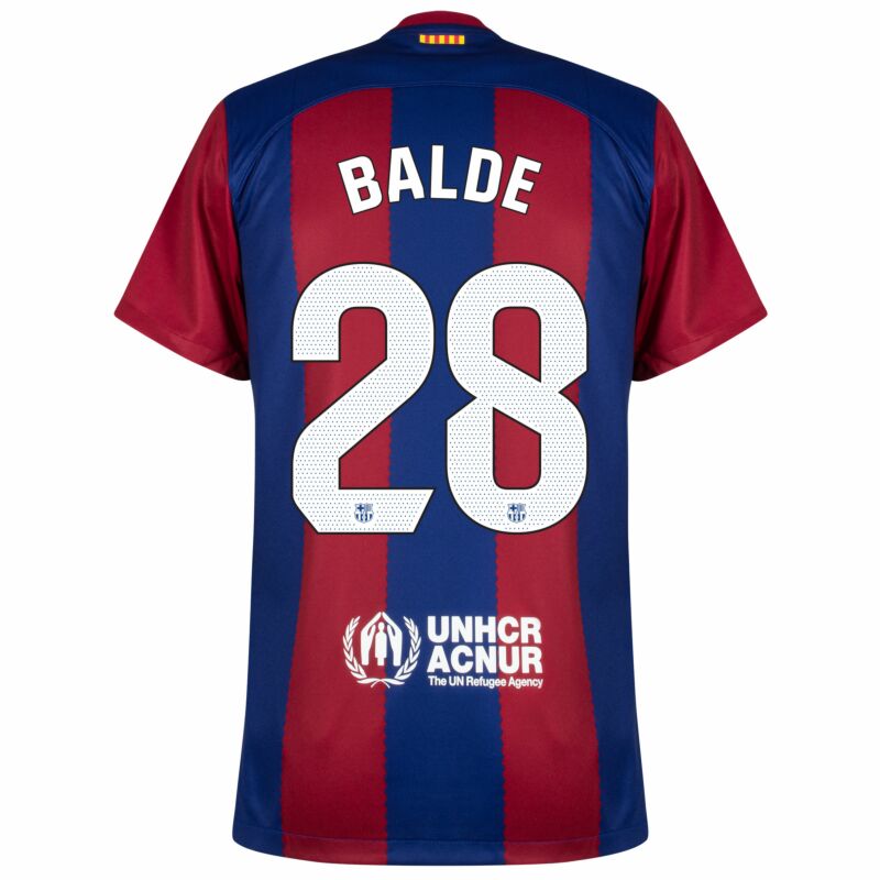 Barcelona Home Balde 28 Shirt 2023-2024 (La Liga)