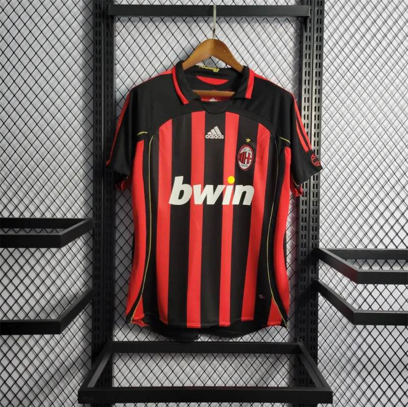 2006-07 AC Milan Ronaldo #99 Maldini #3 Kakà #22 Retro Jersey Home Replica