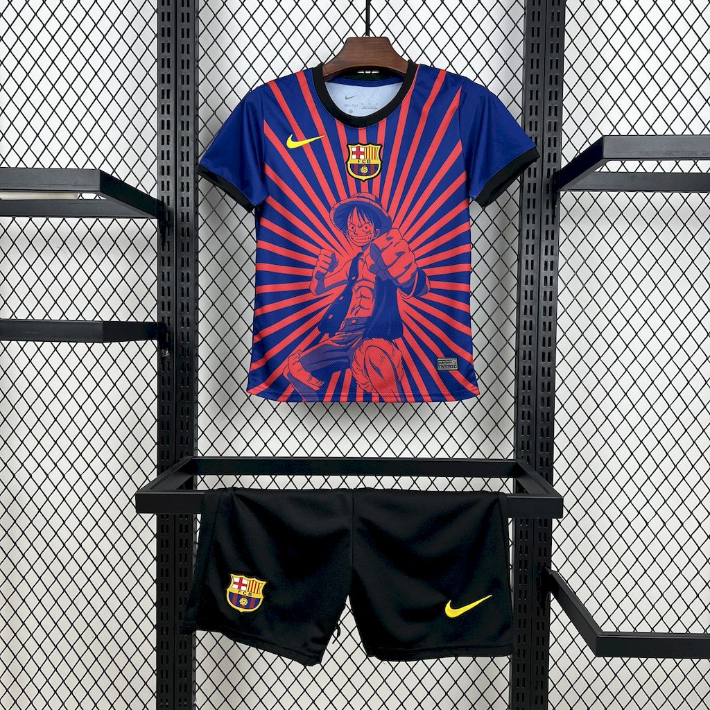 Barcelona 2025-26 ワンピース-モンキー・D・ルフィ Kids Kit