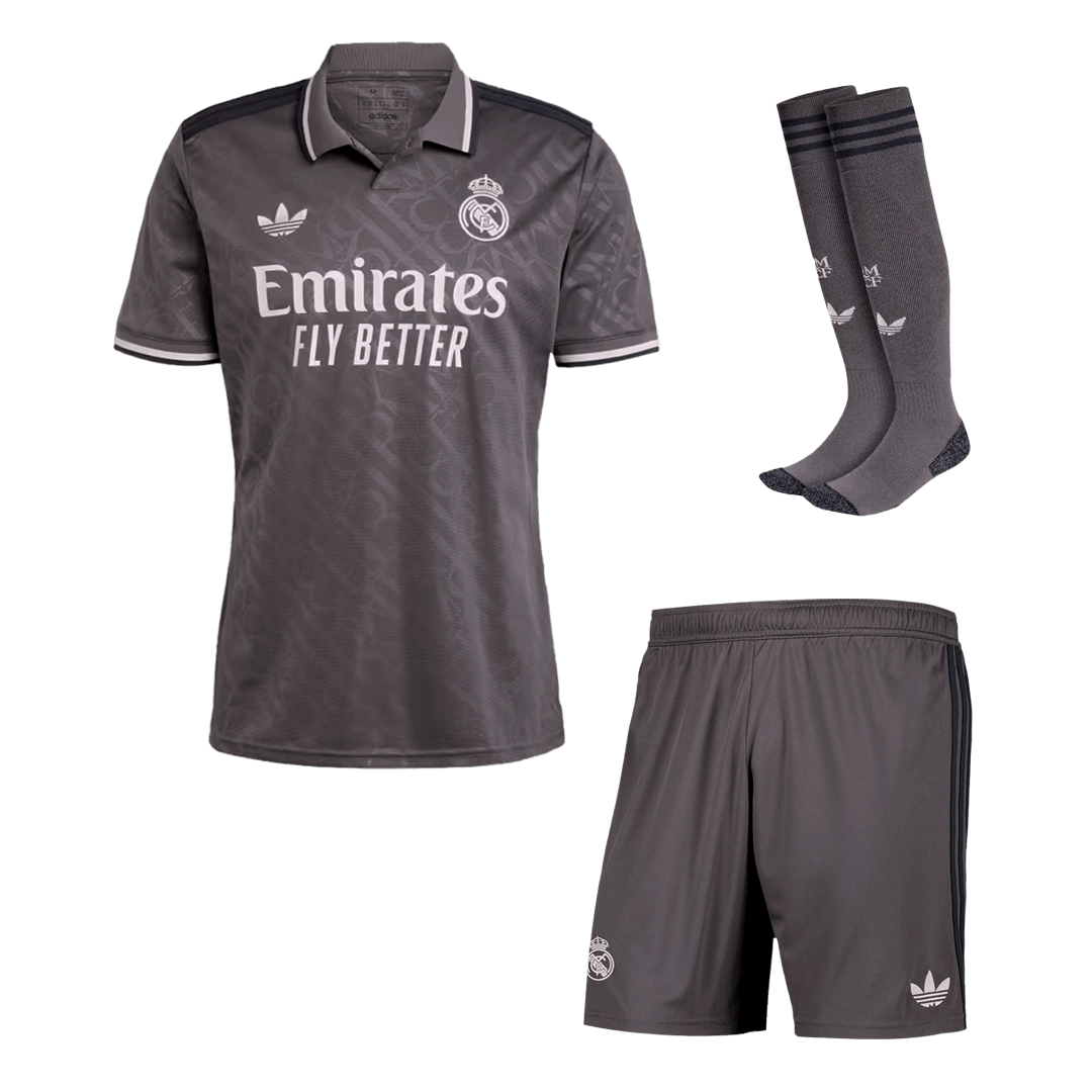 Real Madrid Third Away Custom Full Soccer Kit 2024-25