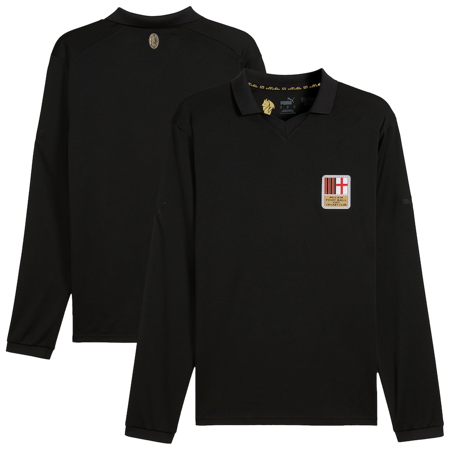 Puma AC Milan 125th Authentic Jersey 24-25 Black Long Sleeve