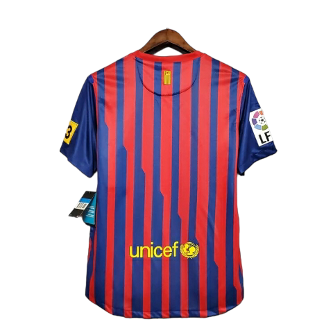 Nike Men Barcelona Retro Home Soccer Shirt 2011-12