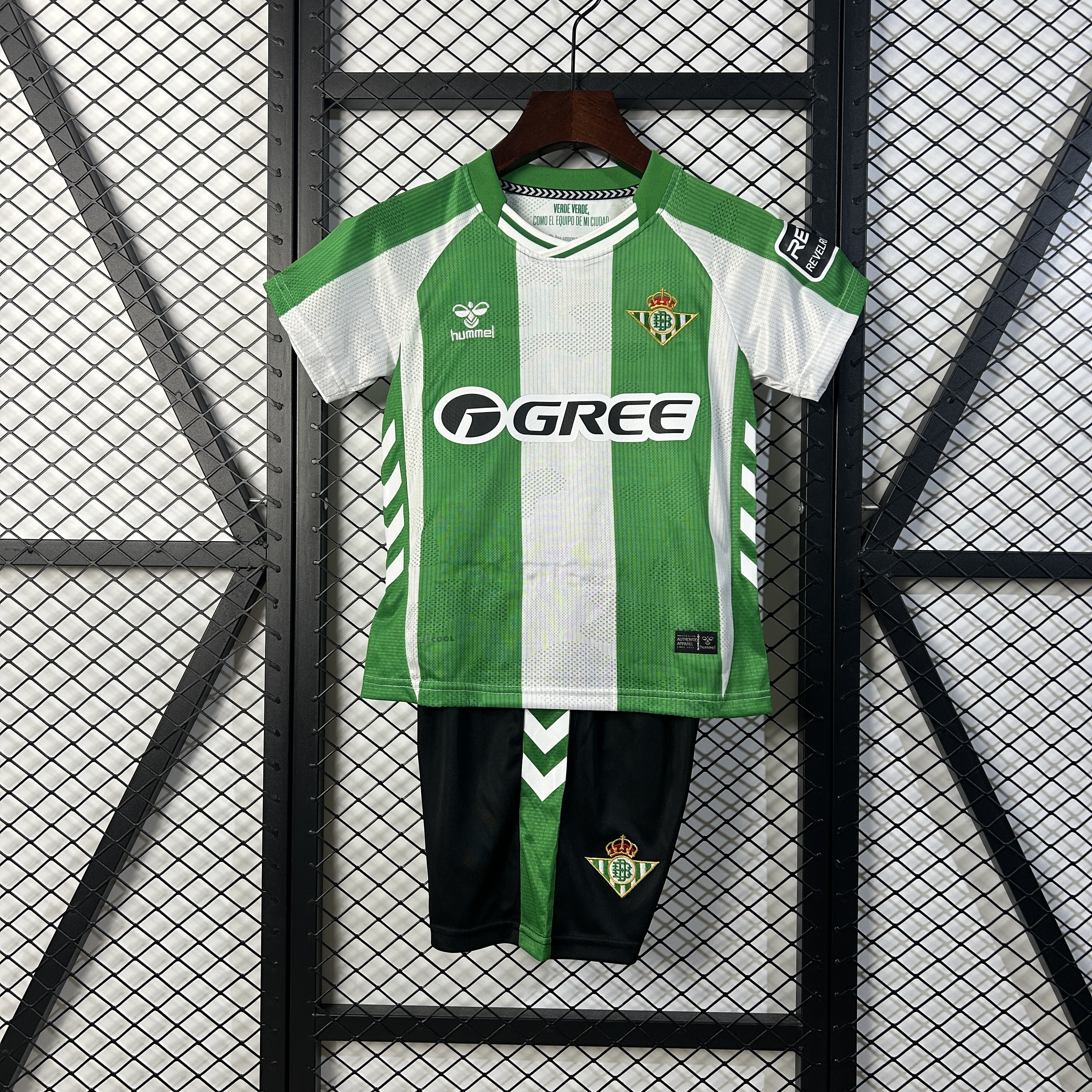 25-26 Kids Real Betis Home Jersey