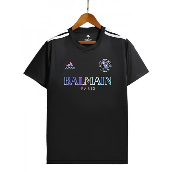 24-25 Manchester United BALMAIN Joint Edition Black Kit Shirt