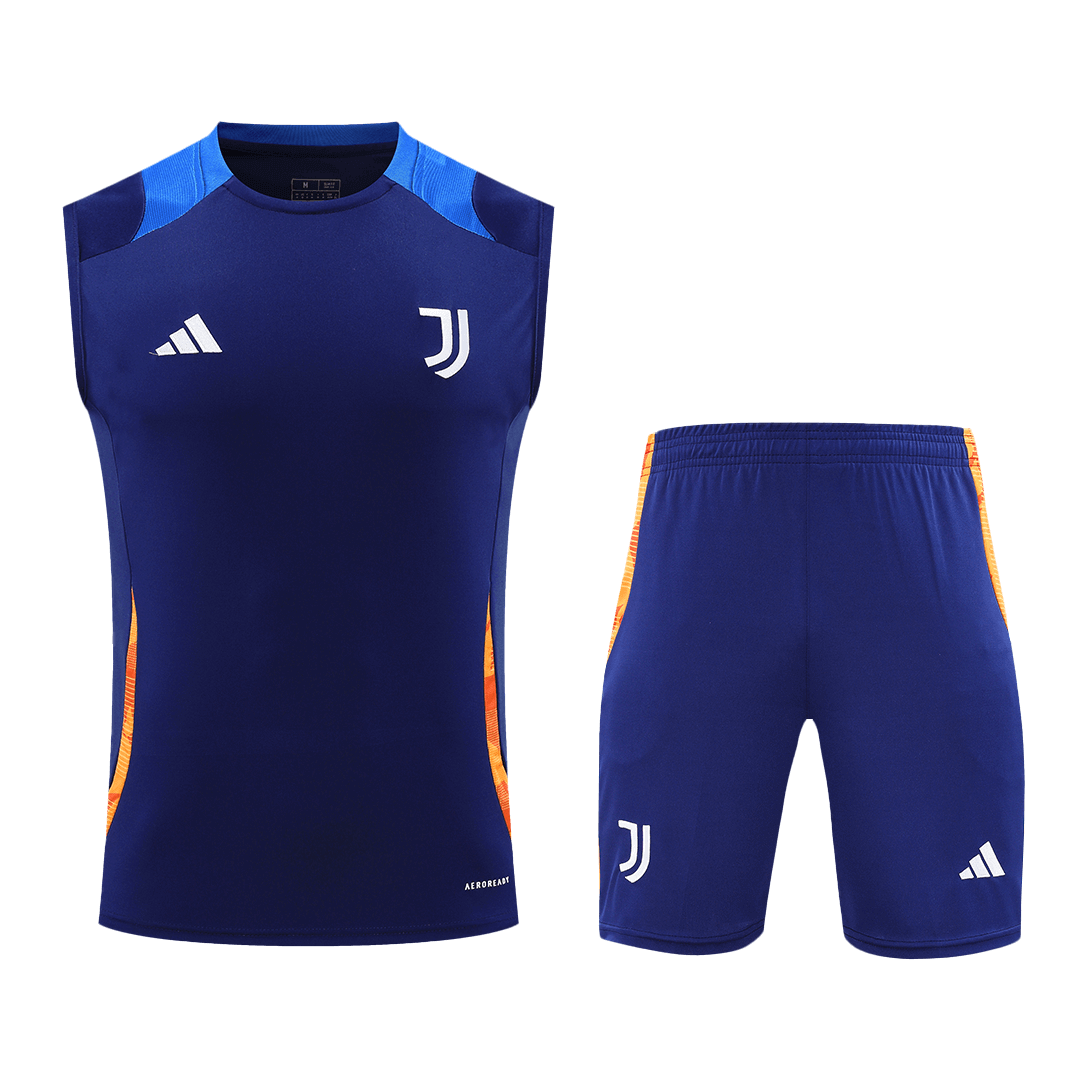 Juventus Pre-Match Soccer Jersey Vest Kit(Jersey+Shorts) 2024-25