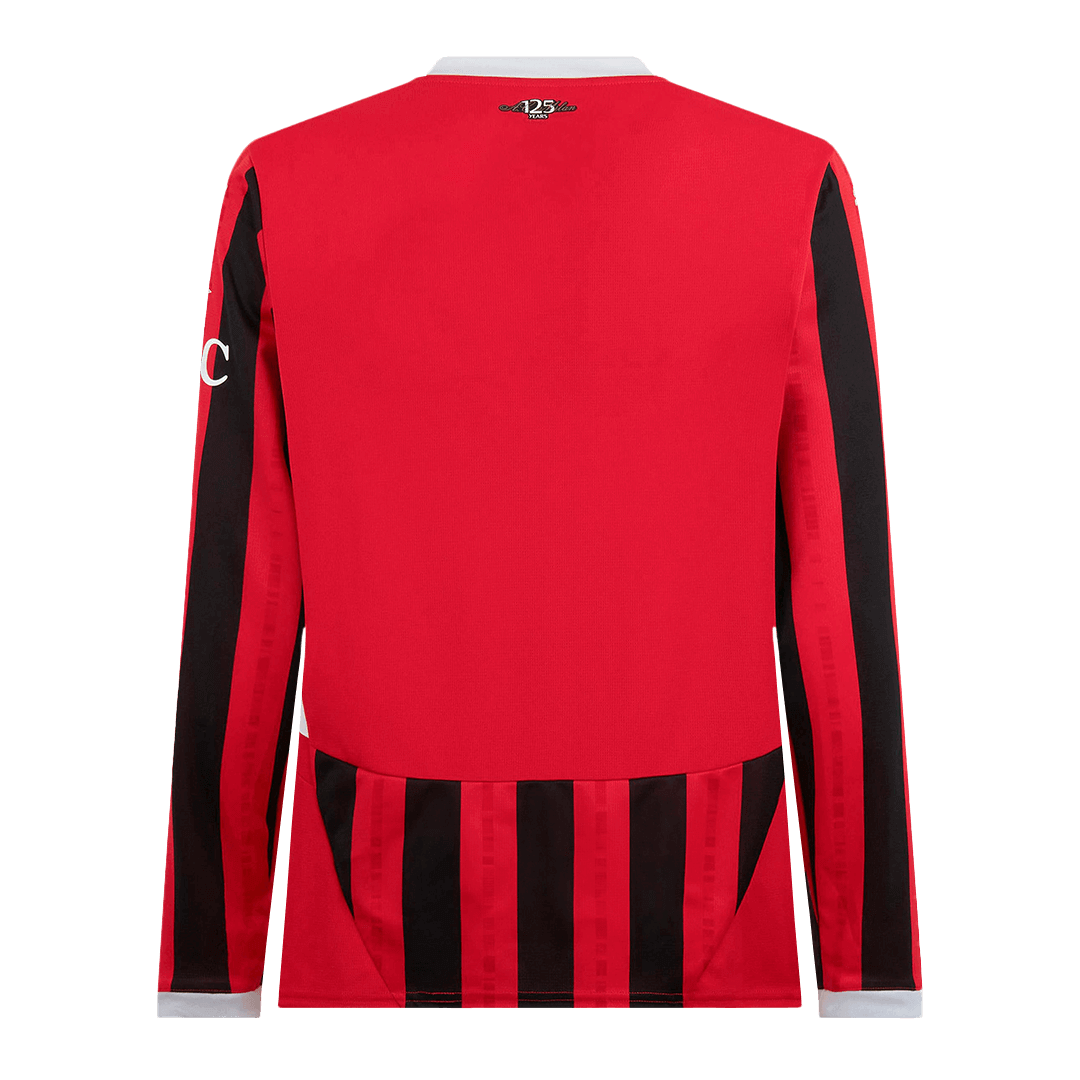 AC Milan 24-25 Home Jersey Long Sleeve Player Version