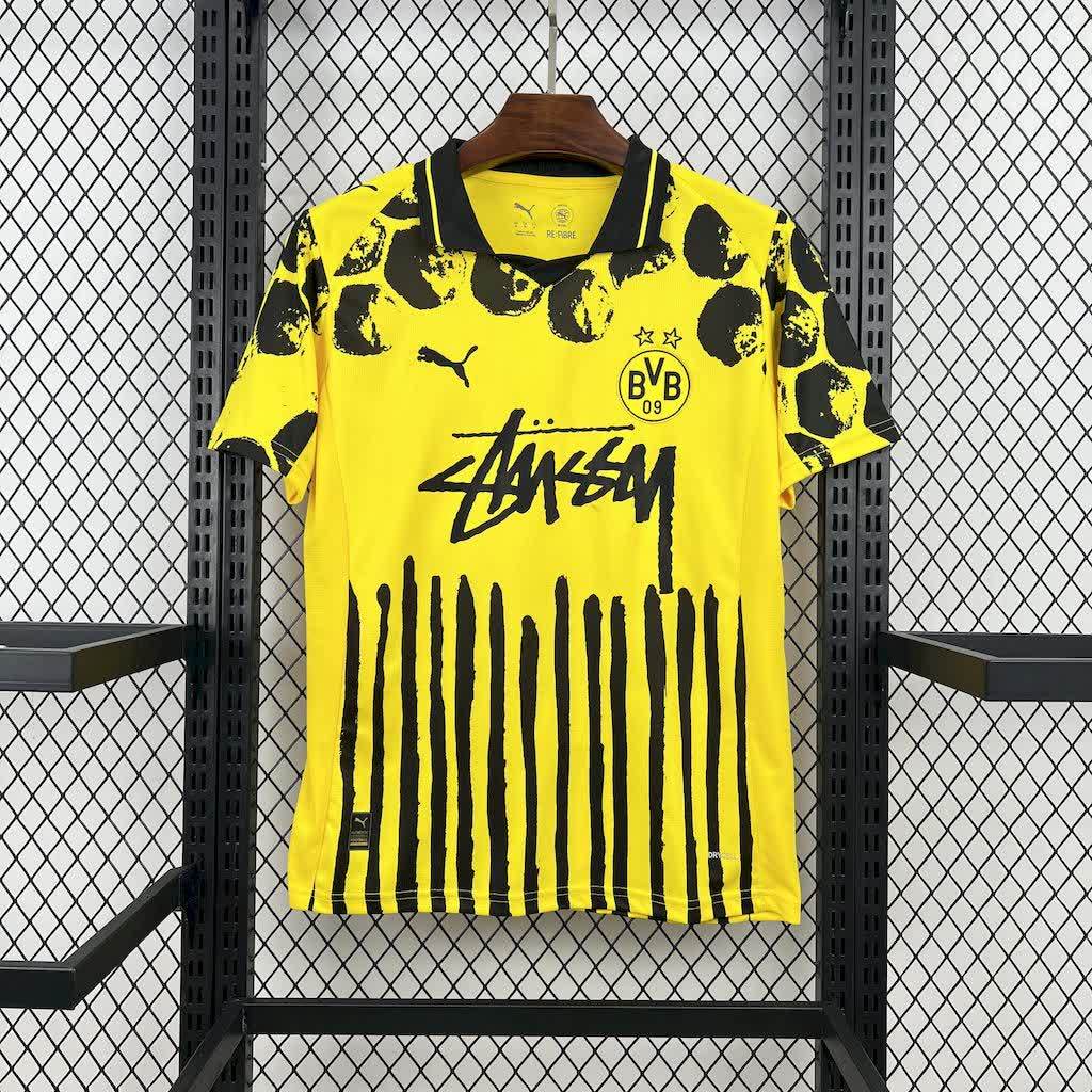 Borussia Dortmund 2025-26 Yellow Special Customized Jersey