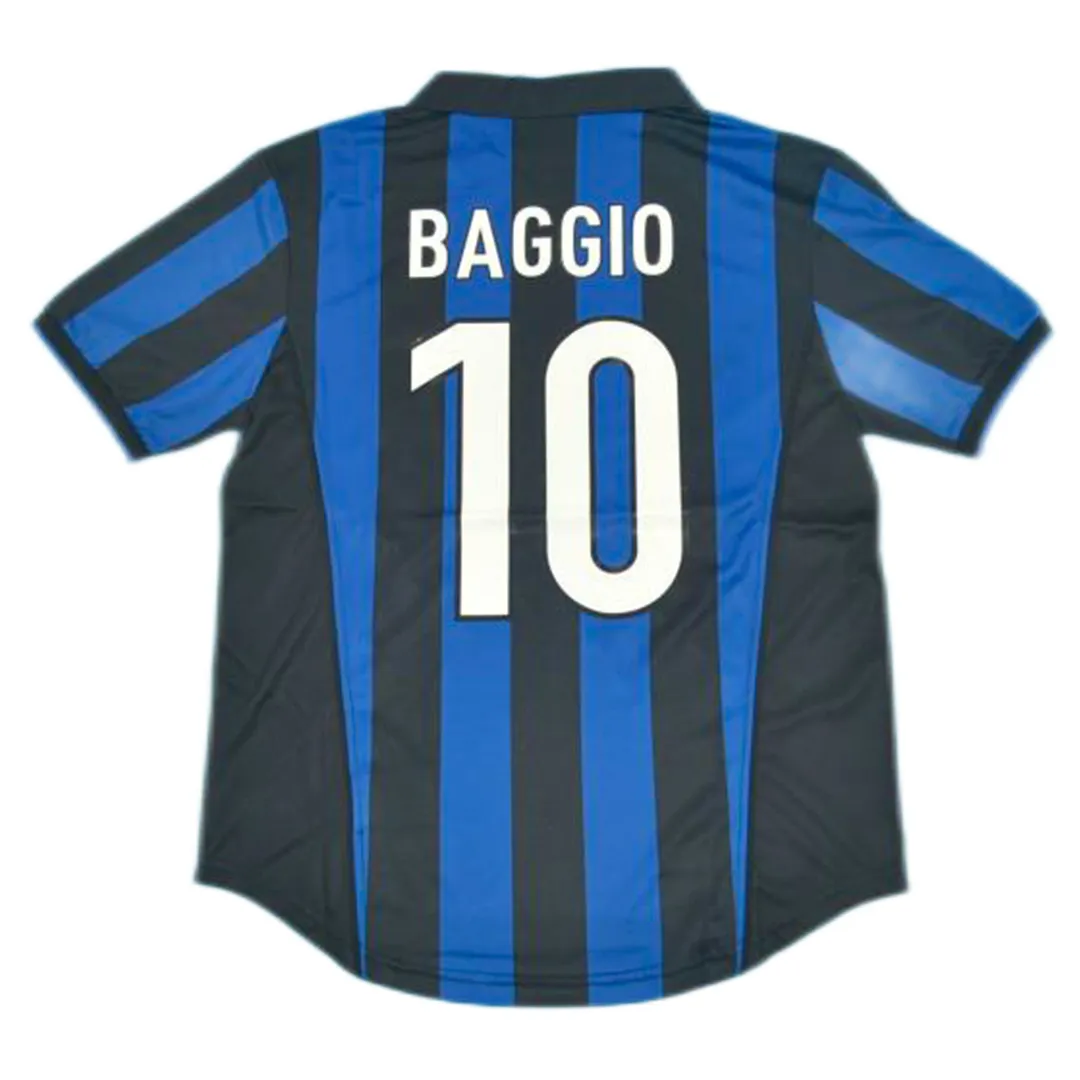 Inter Milan BAGGIO #10 Retro 1998/99 Jersey Home