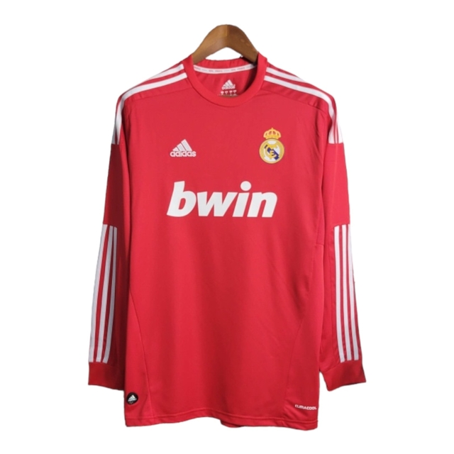 Real Madrid Retro Jersey Long Sleeve Third Away 2011-12