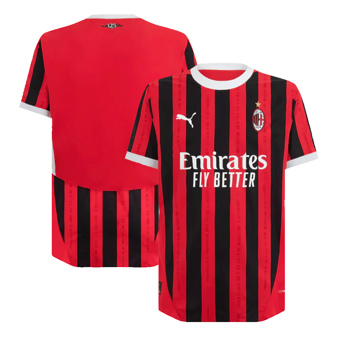 24-25 AC Milan Home Soccer Jersey Player Version