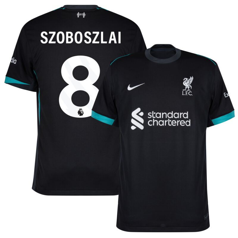 Liverpool Away Szoboszlai 8 Shirt 2024-2025 (Premier League) S-4XL