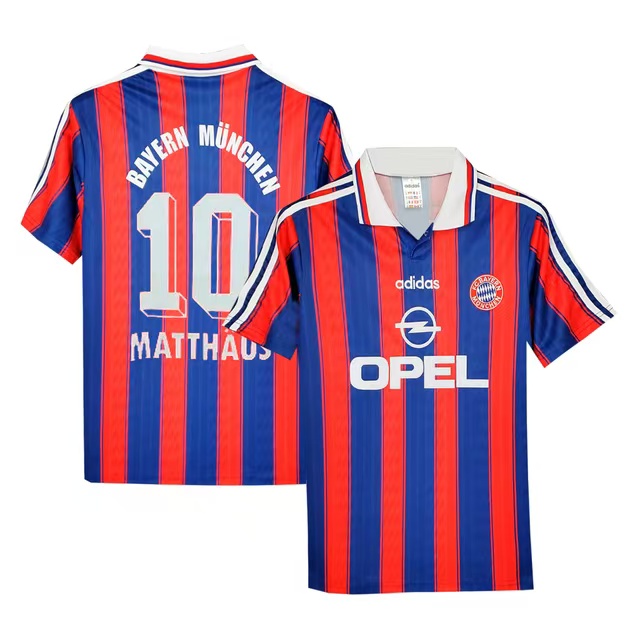 Matthaus 10# 95-97 Bayern Munich Retro Jersey Home