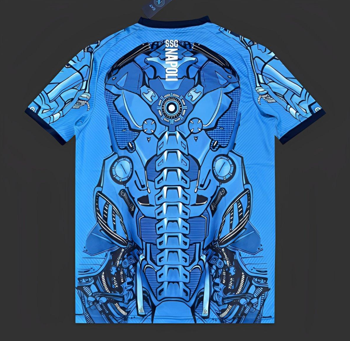 25-26 Napoli EA7 Blue with Robotic Armor Pattern Jersey