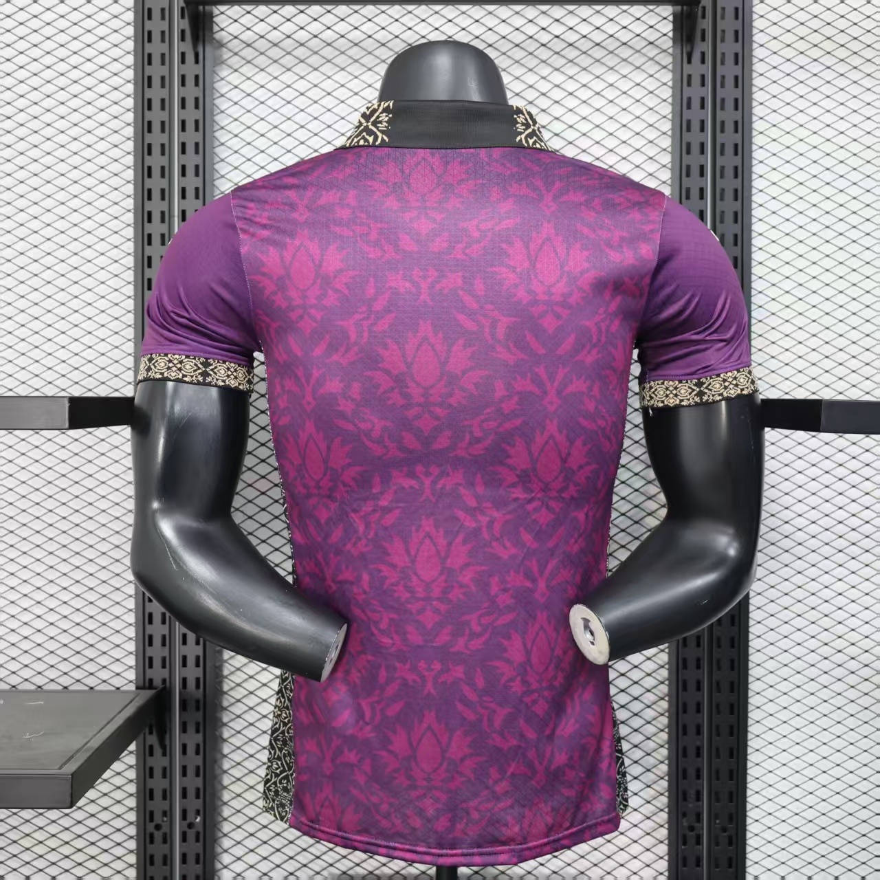 Player Version 25-26 AC Milan Redesigned Away Purple with Geometric Pattern Jersey