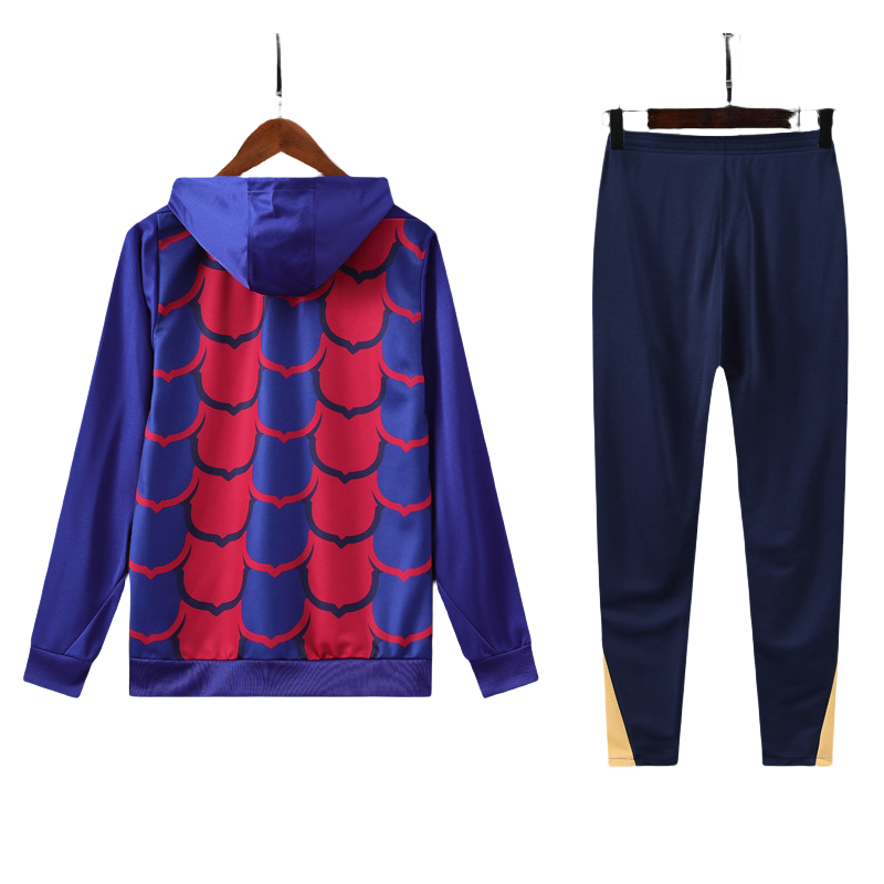 Nike Barcelona 24-25 Men's Hooded Soccer Training Tracksuit Kits