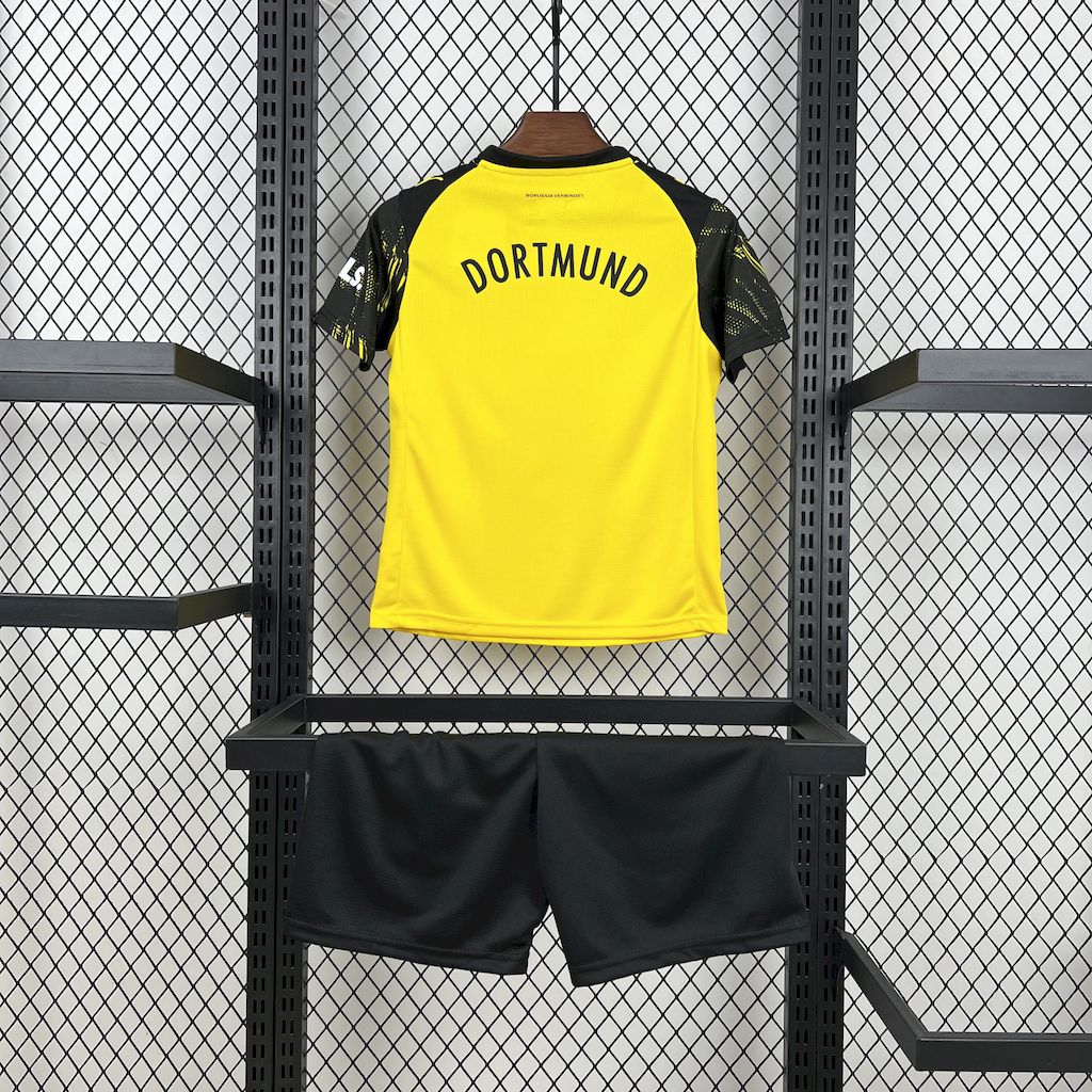 Borussia Dortmund 2025-26 Home Kids Kit