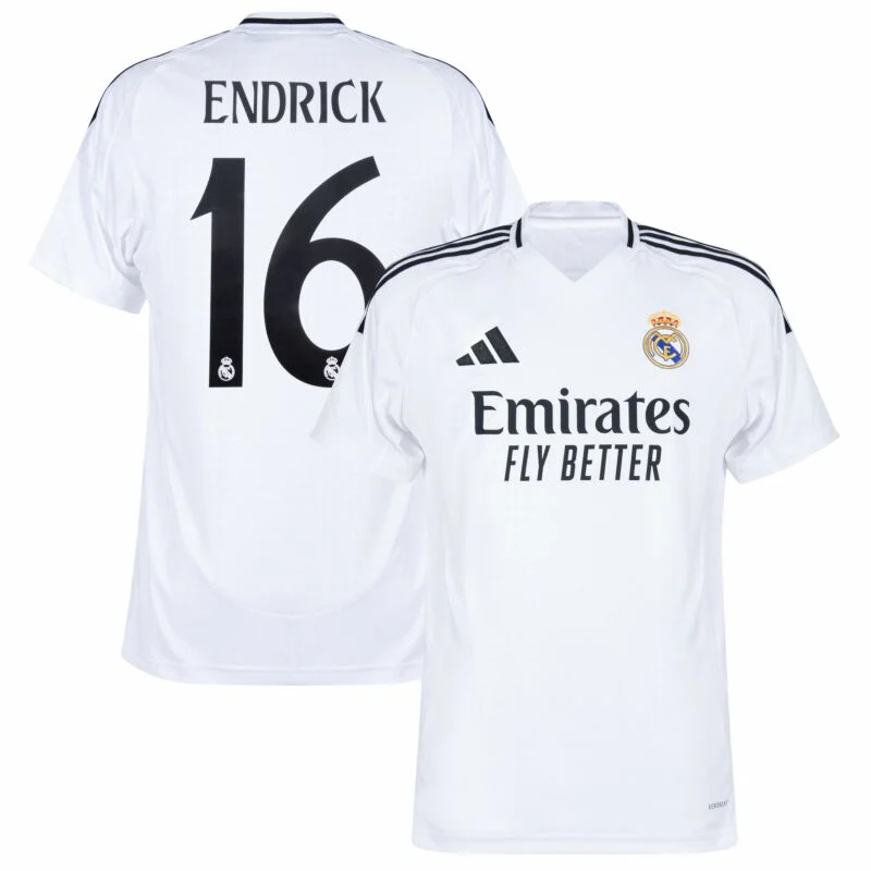 Real Madrid Home Endrick 16 Shirt 2024-2025 Size：S-4XL