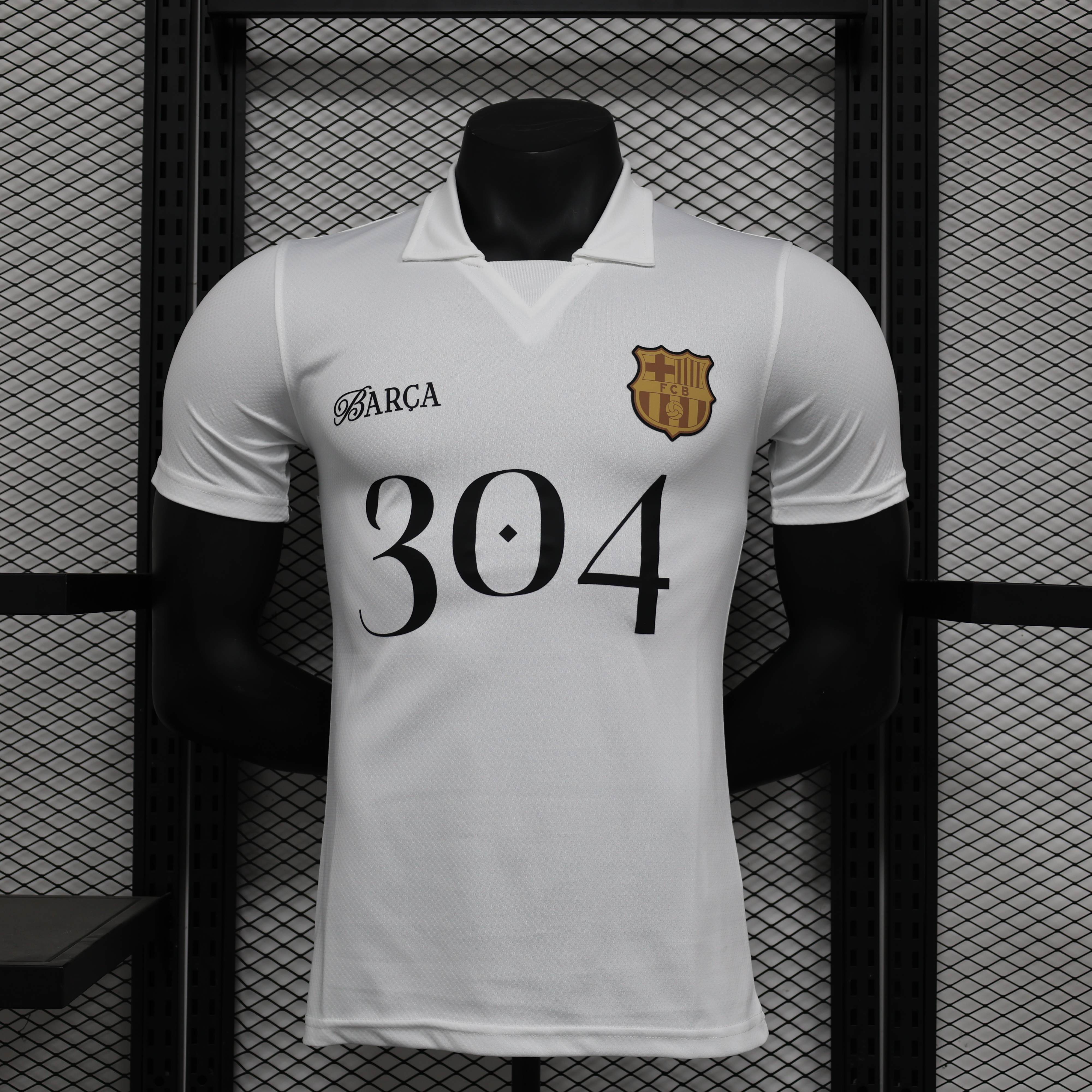 Barcelona Lamin Yamal commemorative white 304 POLO Shirt 24-25