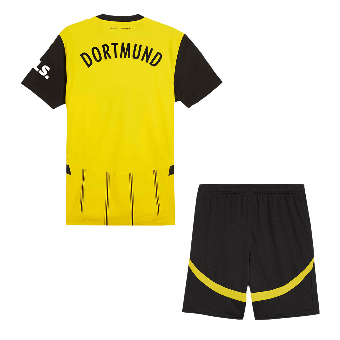 Borussia Dortmund Home Soccer Uniform Kits 2024-25
