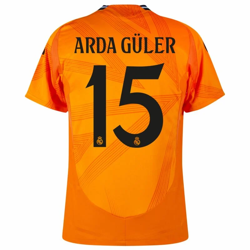 Real Madrid  Arda Gũler 15 Away Shirt 2024-2025 Player version Size：S-XXL