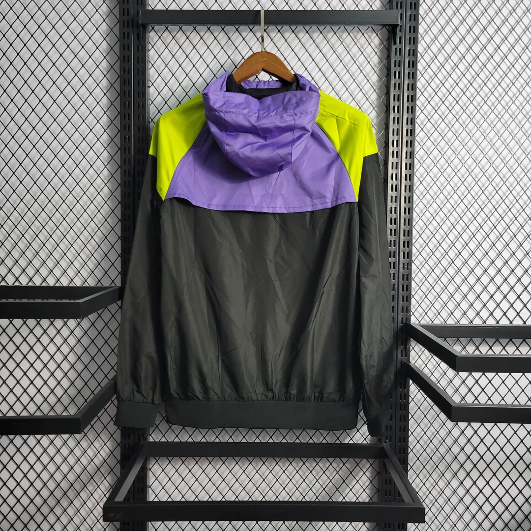 2023/2024 Brazil Windbreaker(Black-Purple)Football Shirt