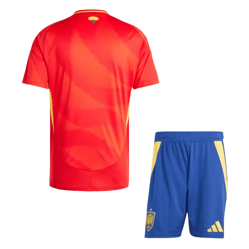2024 Spain Nation Home Kit(Jersey+Shorts) Soccer Apparels Euro