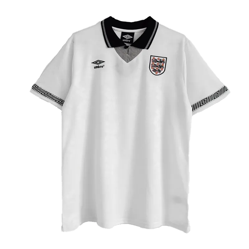 England World Cup 1990 Retro Jersey Home Replica