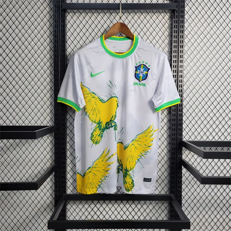 2023 Brazil White Pigeon Special Edition Kit Football