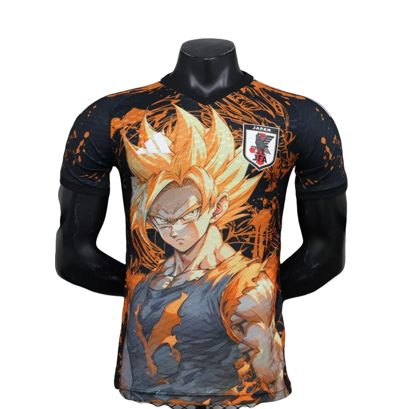 2024 Japan National Dragon Ball Super Saiyan Player Edition Football Jersey