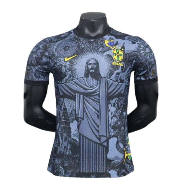 2024 Brazil Christ the Redeemer Special Kit Player Version Shirt Football