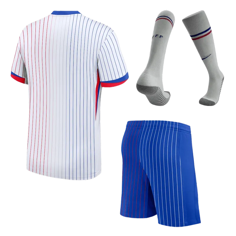 2024 France Nation Away Whole Kit(Jersey+Shorts+Socks) Euro