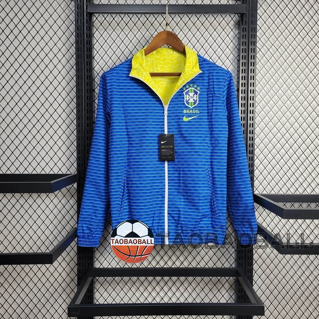 2024 Brazil Reversible Windbreaker Football Shirt