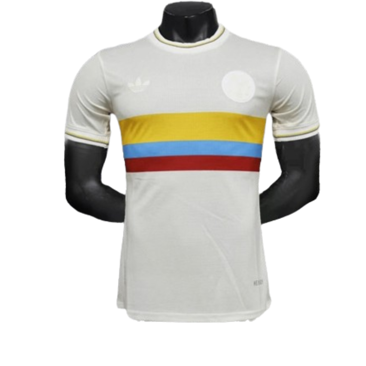 2024-25 Colombia Nation Jacquard 100th Anniversary Edition Player Version Football Jersey Soccer Shirt