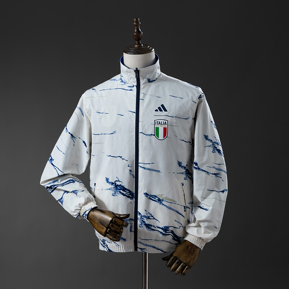 Italy Trench Coat Reversible Jacket Windbreaker