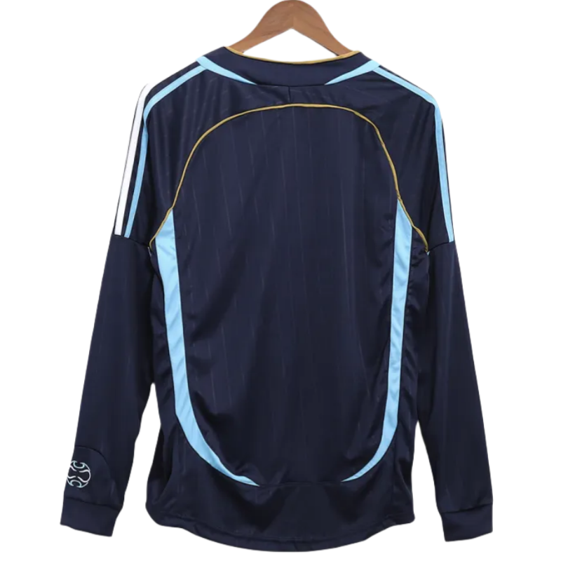 Retro Argentina 2006 Away Long Sleeve Jersey
