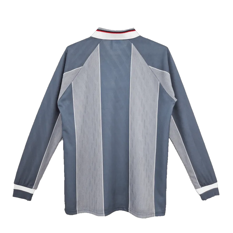 England Euro Cup 1996 Retro Away Long Sleeve Jersey