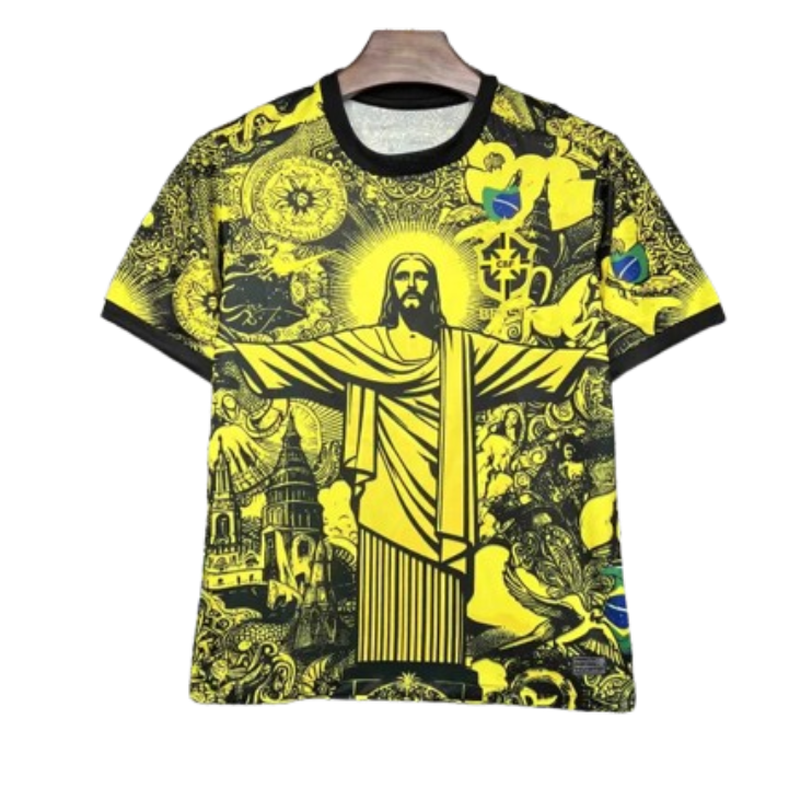 2024 Brazil Christ the Redeemer Special Kit Shirt Football