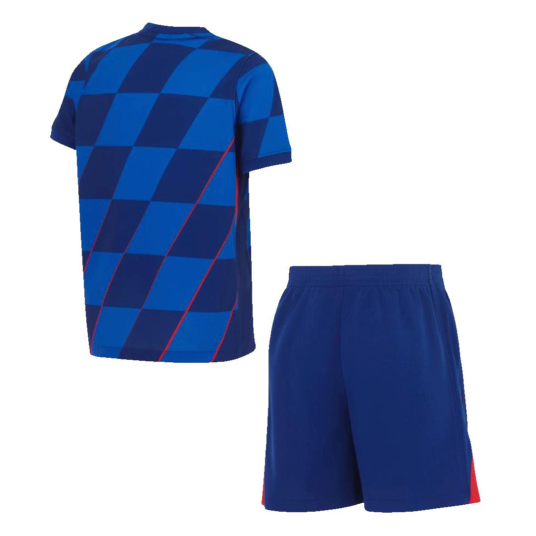 Men's Croatia Nation Away Kit(Jersey+Shorts) Euro 2024