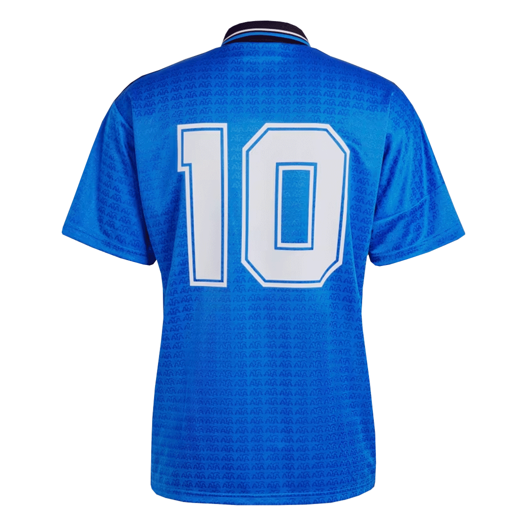 Argentina Nation #10 Away Retro Soccer Jersey 1994